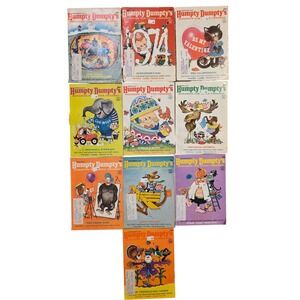 Humpty Dumpty's Magazine for Little Children Lot of 10 Vtg 1973-1974 Issues